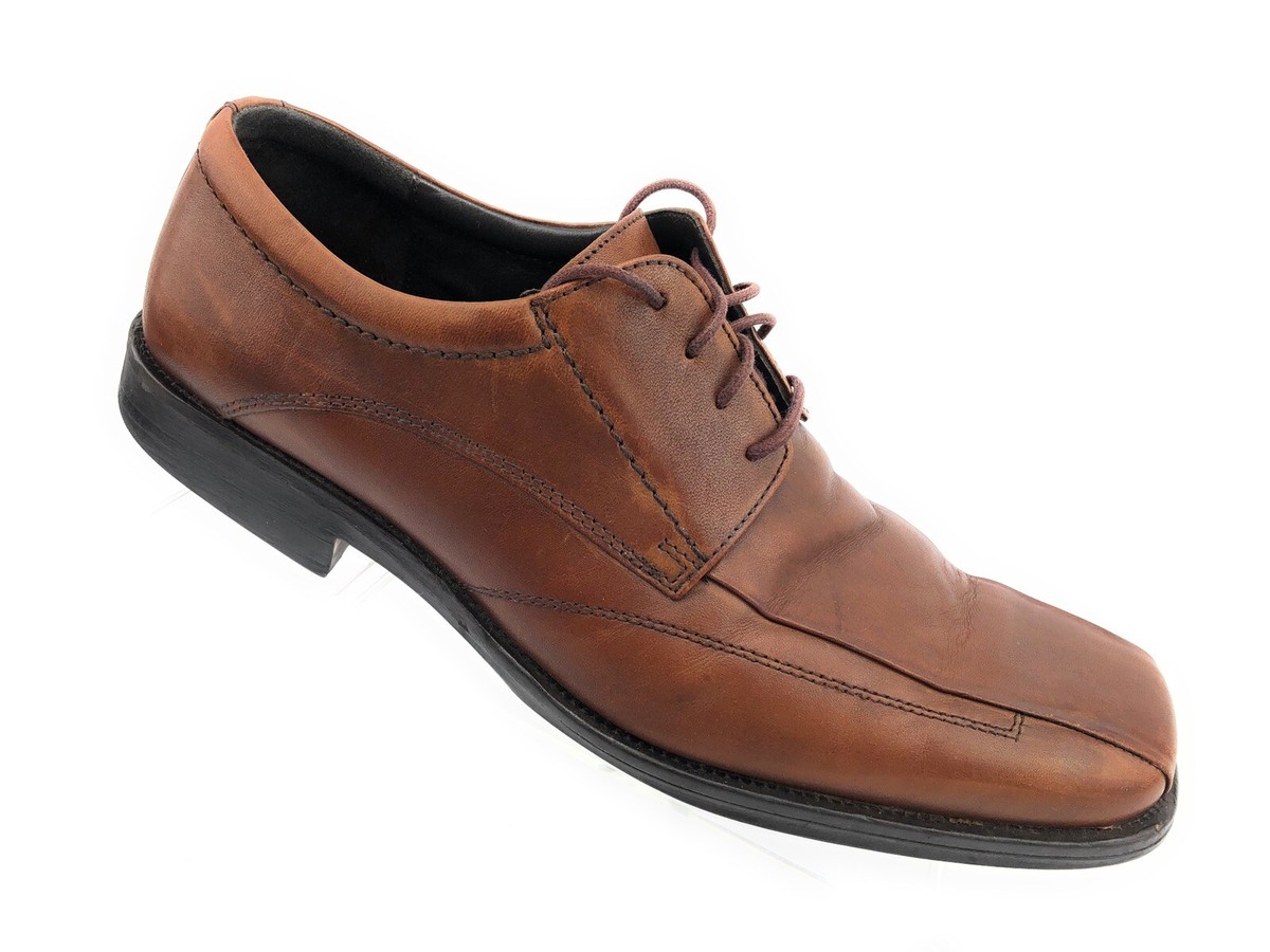 Johnston & Murphy Brown Bicycle Square Toe Oxfords Shoes Mens 10.5