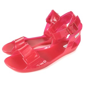 open toe jelly sandals