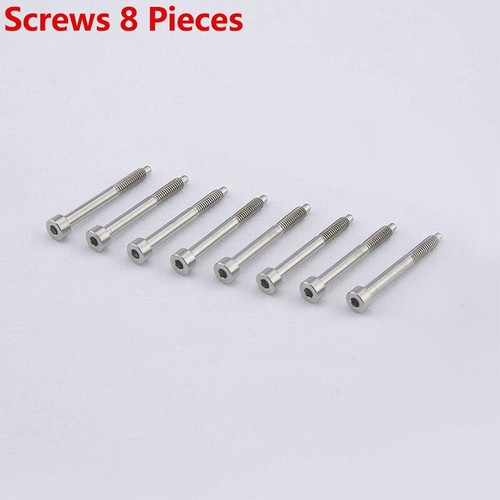1 Set ( 6/7/8 Strings ) Titanium Alloy String Lock Screws /Saddle Insert Blocks - Picture 8 of 20