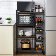 Rolling Kitchen Island Trolley Cart Storage S...