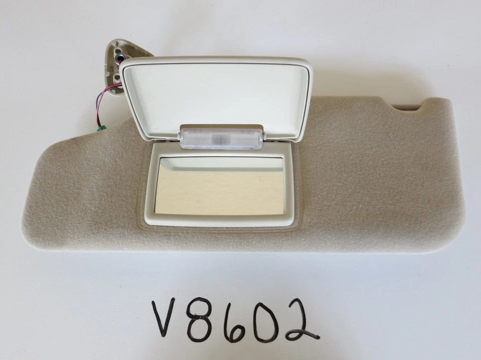 05 06 07 MERMERCURY MONTEGO ЛЕВЫЙ СО СТОРОНЫ ВОДИТЕЛЯ ВНУТРЕННИЙ СОЛНЦЕЗАЩИТНЫЙ КОЗЫРЕК ЖЕЛТОВАТО-КОРИЧНЕВЫЙ V8602 - Изображение 2 из 4