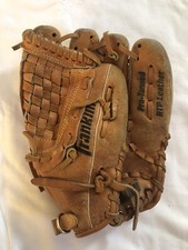 Franklin Leather 11  Right Handed Thrower Glove Mitt