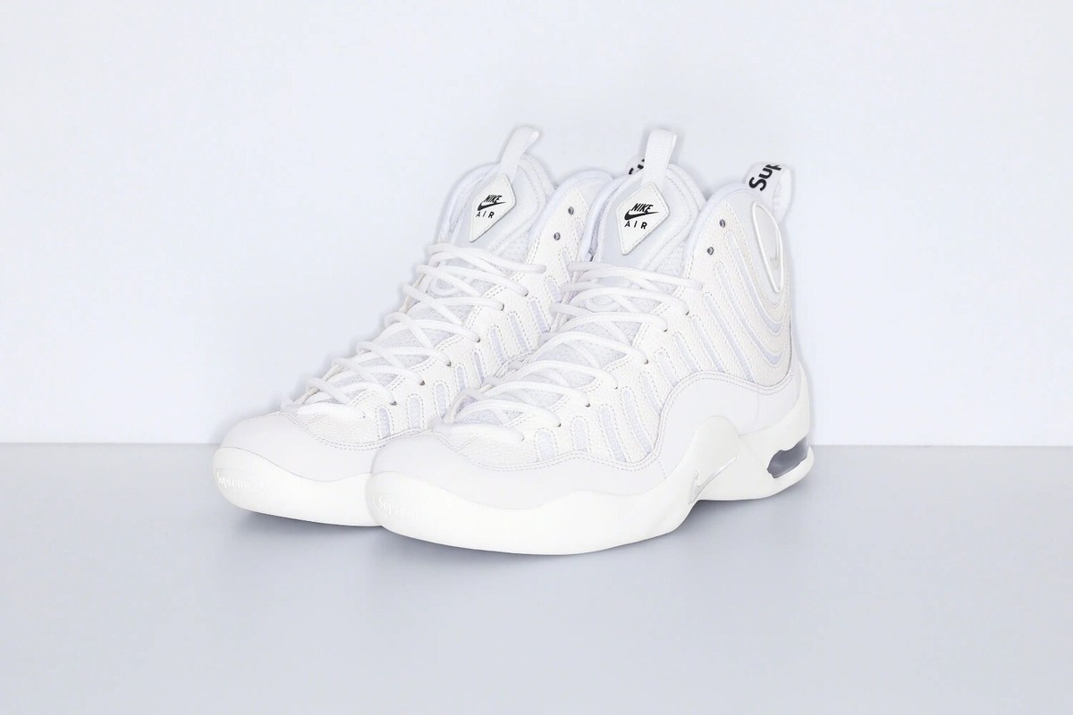 Size 9 - Nike Supreme x Air Bakin White | eBay