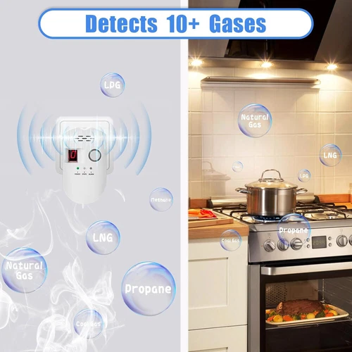 Erdgasfang Digital Gaslecksucher Alarm Sensor Propan Butan Methan - Bild 2 von 6