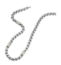 Fossil Kette Herren Edelstahl Silberfarbe