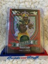 TREY LANCE 2021 Panini Prizm Draft Picks Ruby Red Wave RC Crusade Rookie Mint SP