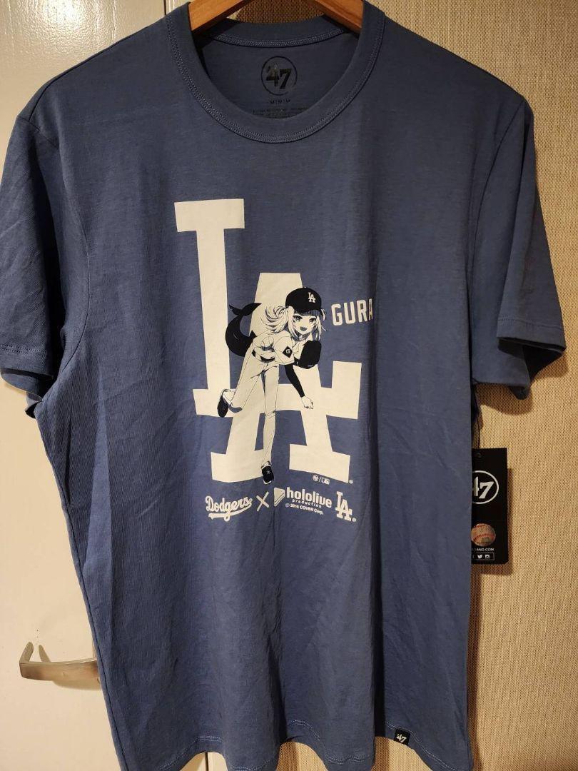 [新品•未使用] Dodgers x hololive Tシャツ XL Dodgers Hololive IN HAND Baseball Shirt Limited Edition GAWR