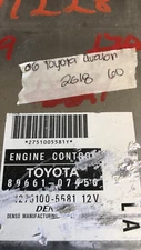 89661-07450 Toyota Avalon 2006 ecu ecm computer
