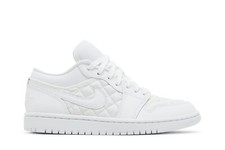 Air Jordan Wmns Air Jordan 1 Low 'Triple White Quilted' DB6480-100