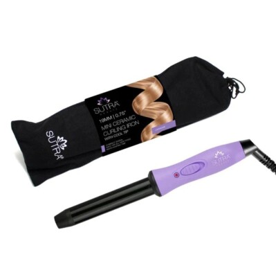 Sutra Beauty Mini Ceramic Curling Iron NEW! Travel Size  display picture 3