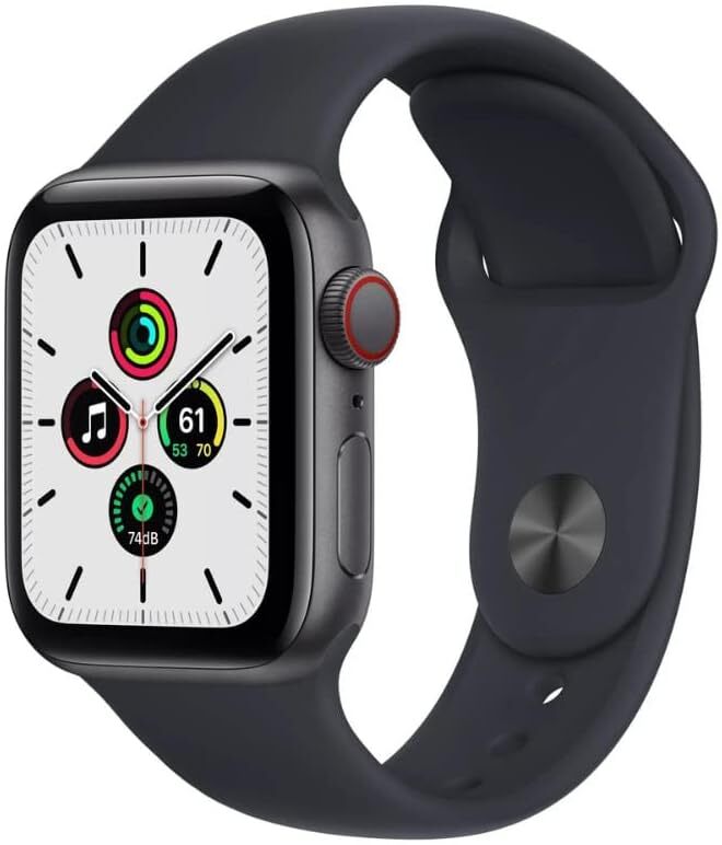 Apple Watch SE2 44mm(GPS+Cell)Aluminum Midnight M/L w Midnight Band-Acceptable