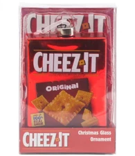 Cheeky Cheez It Glass Christmas Ornament Kat & Annie 5" Whimsy Tree Food Cheese