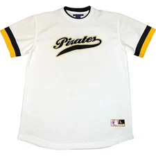 Mighty Mac Sports Baseball Jersey Shirt Youth Size L (16-18) Pittsburgh Pirates
