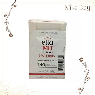 EltaMD UV Daily SPF 40 Face Sunscreen  0.07oz x 40 pcs EXP: 08/26