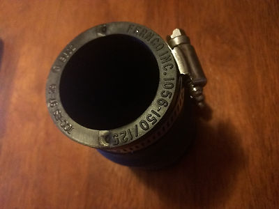 Fernco 1056-150/125 Flexible Reducing Coupling 1-1/2'' x 1-1/4''  New Free Ship