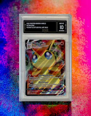 Victini VMAX - Pokemon Battle Styles Full Art Ultra Rare Card 022/163 - GMA  10