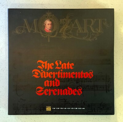 The Late Divertimentos & Serenades - Mozart Box Set 5 LP's Time-Life