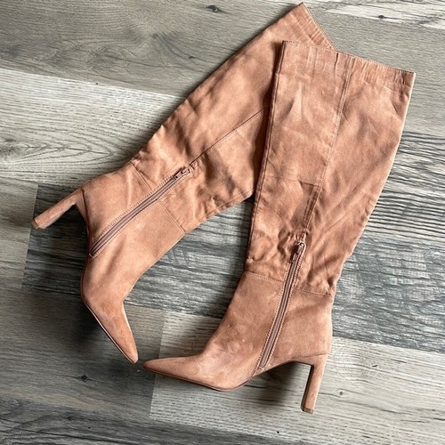 Melrose And market MM Harper tan tall boots women’s size 7