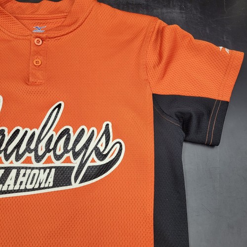 Oklahoma State University OSU Mizuno DryLite Orange Softball Youth Large #18 - Picture 4 of 14