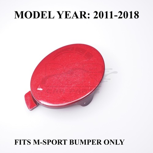 BMW F06 F12 F13 M Sport Vorne Stoßstange tow hook cover Abschlepp Cap Vermilion
