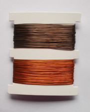 Basteldraht auf Pappe 2 x 20 Meter Kupfer Braun Florales Gestalten Basteln Perle