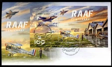 2021 Centenary Royal Australian Air Force (Mini Sheet) FDC - Point Cook Vic PMK