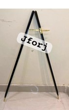 Custom Name Military Pace Stick Black Finish Plated Fittings 38 Inches with bag