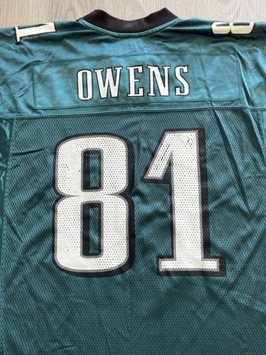 Size L - Terrell Owens Philadelphia Eagles #81 Reebok Football Jersey - Picture 14 of 19