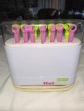 CONAIR HOT STICKS tight spiral curls 14 BENDABLE ROLLERS CURLERS, pageant