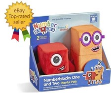 Numberblocks One  Two Playful Pals, Plush Figure Toys, Numbers for Toddlers, Pr