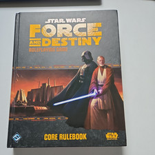 STAR WARS FORCE AND DESTINY CORE RULEBOOK RPG ROLEPLAY HARDBACK BOOK