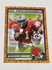 2025 Score-A-Treat Football Pumpkin #38 - Quinshon Judkins RC - Cleveland Browns