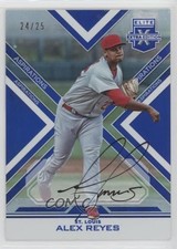 2016 Panini Elite Extra Edition Aspirations Blue 24/25 Alex Reyes #45 Auto 0q3