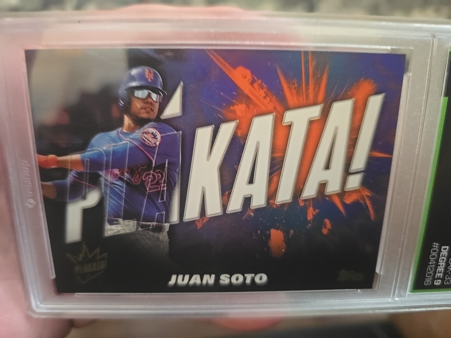 2025 Topps Series 2 Plakata Juan Soto Graded Degree 9 Mint #PLAK-33