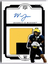 2025 National Treasures Collegiate Will Johnson Silhouette Signatures Purple /25