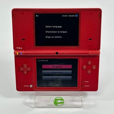 Nintendo DSi Handheld Game Console TWL-001 Red