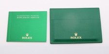 Rolex Guarantee Manual Worldwide Service Booklet and Card Holder OEM 2014-2020