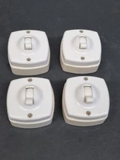 1 x Vintage Britmac  Cream Intermediate Toggle Light Switch 3 Way New Old Stock