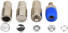9.5 mm Perforated Cap Pearl Snap Button Dies for Hand Pressing Machine Nickel 