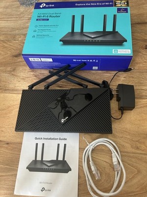 TP-Link Archer AX1800 Wi-Fi 6 Gigabit Router - 1201 Mbps 5Ghz - 574Mbps 2.4Ghz