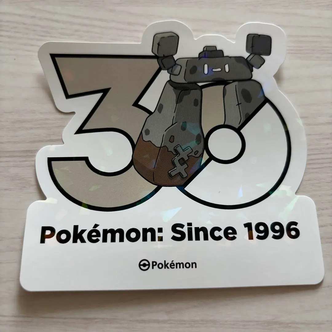 Pokemon 30th Anniversary Ishenji Sticker Korean Limited Edition New