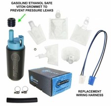 QFS 255LPH Fuel Pump + Strainers + Parts Kit - Fits Honda / Suzuki / Kawasaki 