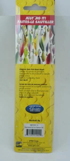 Plantilla Spro SBTJCC-2 Pro Prime Bucktail Grande Crazy Chartreuse 2 oz. Foto 4 de 4