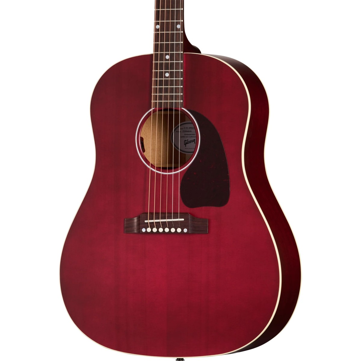 Gibson J-45 Special Acoustic Electric Guitar - Satin Wine Red | eBay