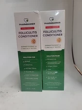 2x PHARMBANNER Folliculitis Seborrheic Dermatitis Conditioner 11.84oz BB11/27