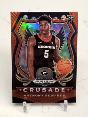 2020 ANTHOMY EDWARDS #'d /299 Panini Prizm DPs Red Prizm ROOKIE RC Crusade SP