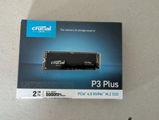 Crucial P3 Plus Gen4 NVMe 2TB Interne SSD - Schwarz (CT2000P3PSSD8)