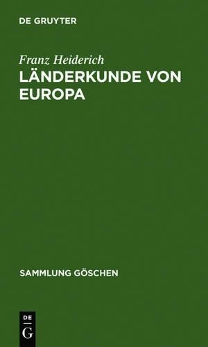 Franz Heiderich Länderkunde Von Europa (Hardback) Sammlung Göschen (US IMPORT) - Picture 1 of 1