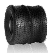 Two 18x7.50-8 Lawn & Garden Mower Tractor Turf Tires 4 Ply 18x7.5-8 Tubeless