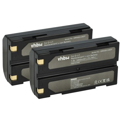 2x Akku für Trimble R8 R7 MT1000 5800 5700 Receiver 92600 DINI03 3400mAh 7,4V